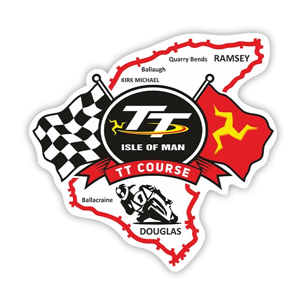 Pegatinas: Isle of Man TT Course