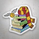 Pegatinas: Libros de Hogwarts 3