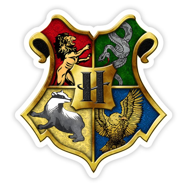 Pegatinas: Escuela de Hogwarts