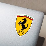 Pegatinas: Ferrari logo 3
