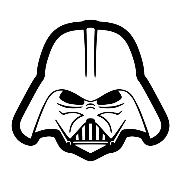Pegatinas: Casco Darth Vader