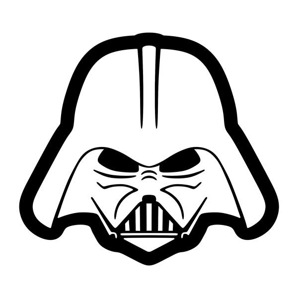 Pegatinas: Casco Darth Vader