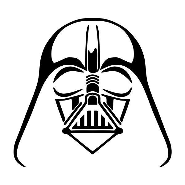 Pegatinas: Casco Darth Vader II