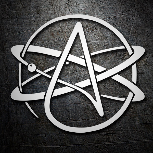 Pegatinas: Símbolo ateo