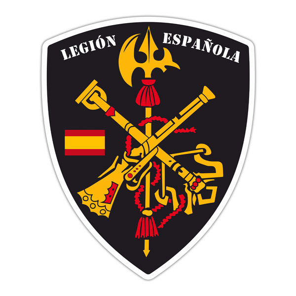 Pegatinas: Escudo Legión Española