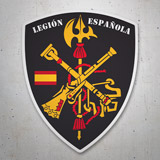 Pegatinas: Escudo Legión Española 3