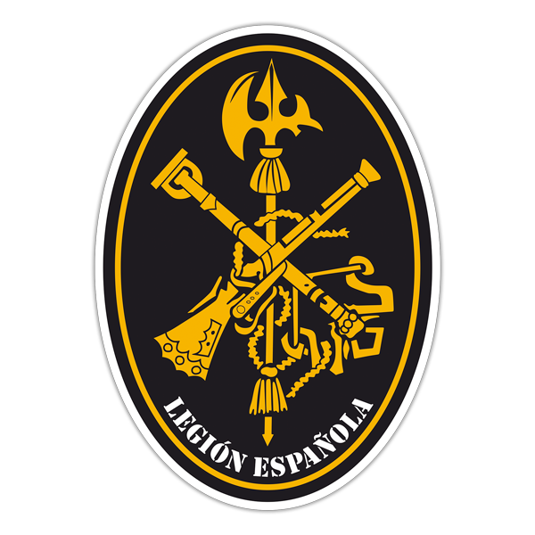 Pegatinas: Óvalo Legión Española