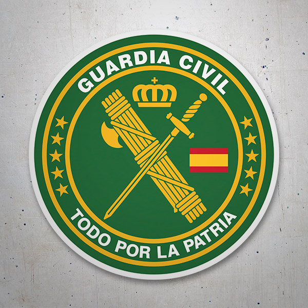 Pegatinas: Guardia Civil - Todo por la patria