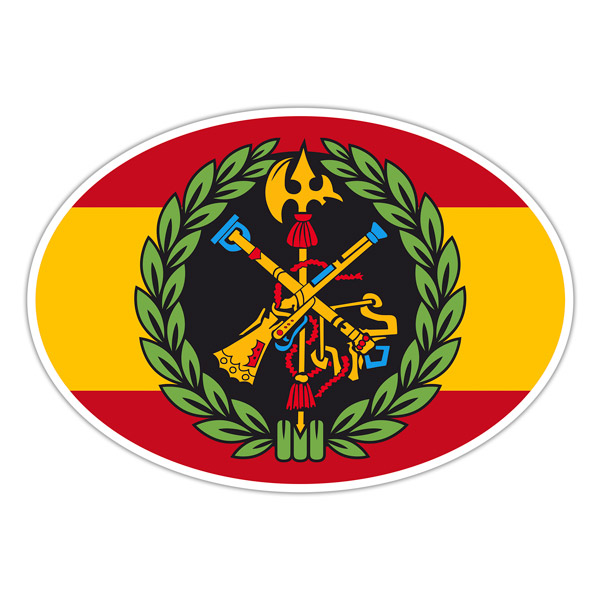 Pegatinas: Óvalo de la Legión Española