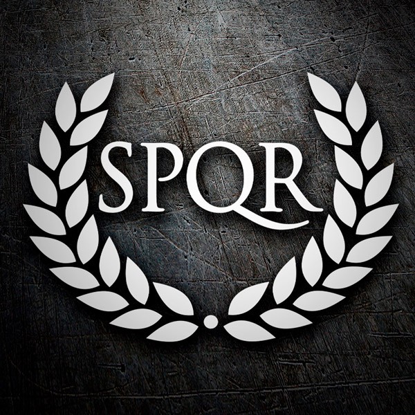 Pegatinas: SPQR Roma