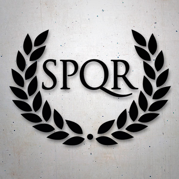 Pegatinas: SPQR Roma