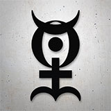 Pegatinas: Monas Hieroglyphica de John Dee 2