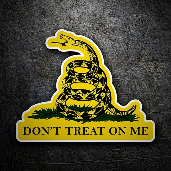 Pegatinas: Don´t treat on me