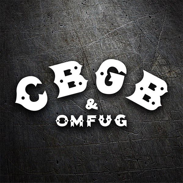 Pegatinas: CBGB Rock