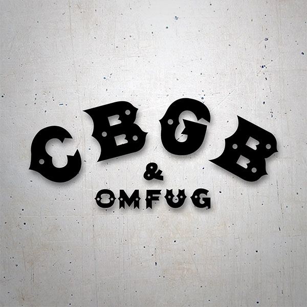 Pegatinas: CBGB Rock