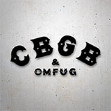 Pegatinas: CBGB & OMFUG Retro 2