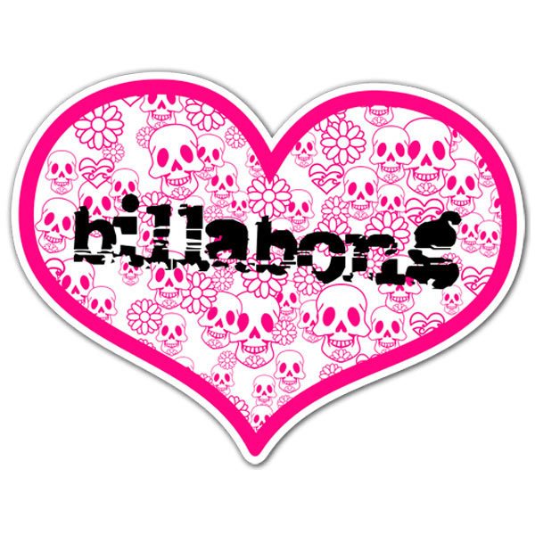 Pegatinas: Billabong calaveras