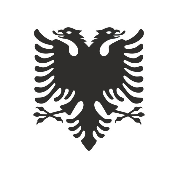 Pegatinas: Escudo Albania
