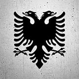 Pegatinas: Escudo Albania 2