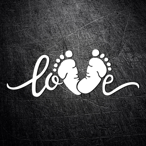Pegatinas: Love pies de bebé