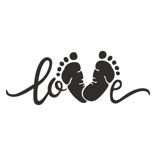 Pegatinas: Love pies de bebé
