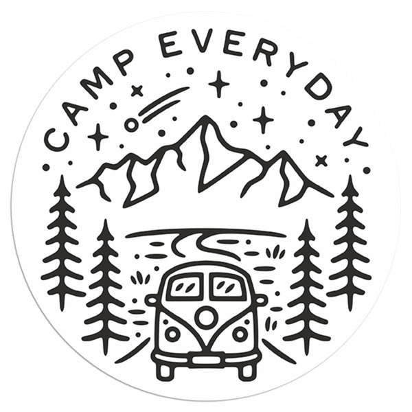 Pegatinas: Camp Everyday Caravana