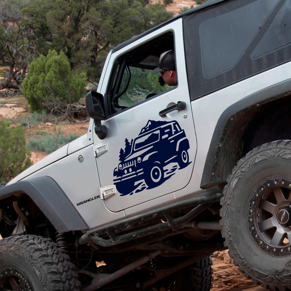 Pegatinas: Jeep 4x4 Adventure
