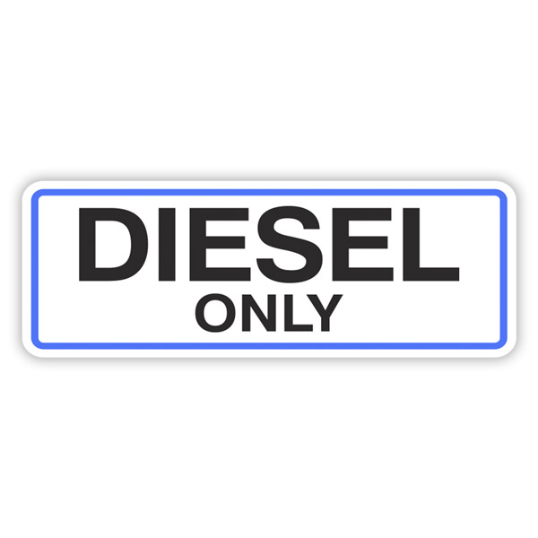 Vinilos autocaravanas: Diesel Only