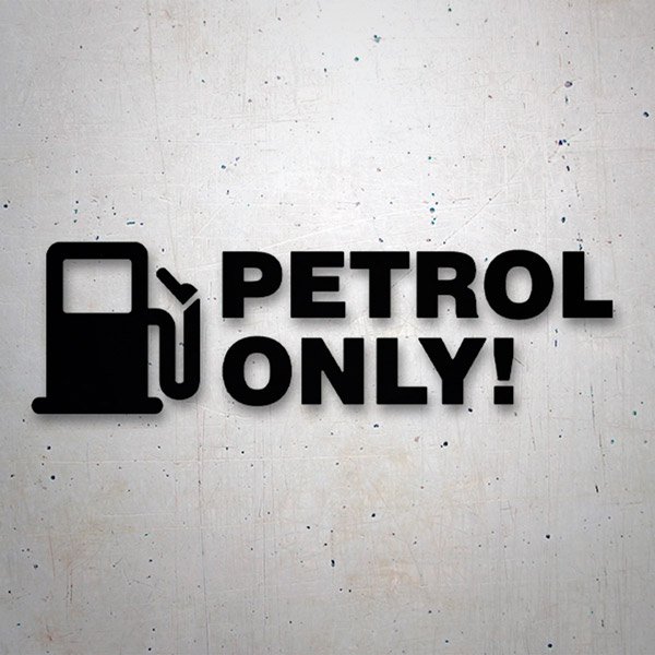 Vinilos autocaravanas: Petrol Only