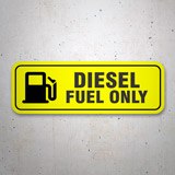 Vinilos autocaravanas: Diesel fuel only 3