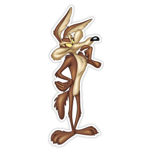 Pegatinas: Pegatina del Coyote de dibujos animados