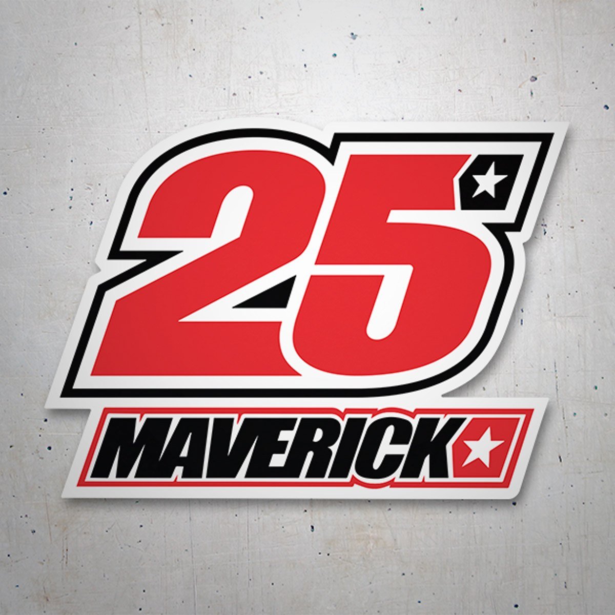 Pegatinas: N&uacute;mero 25 Maverick Vi&ntilde;ales 3