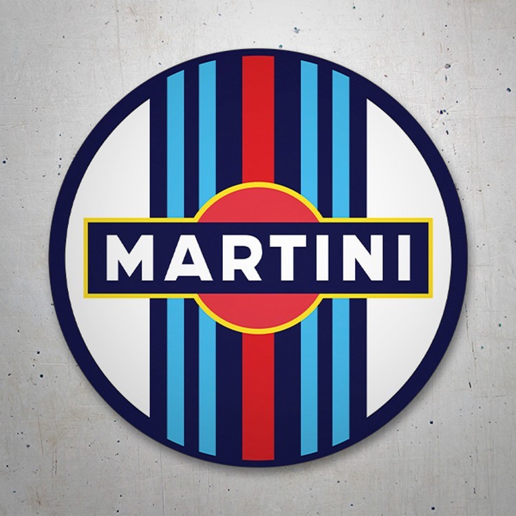 Pegatinas: Pegatina circular Martini Racing para coches