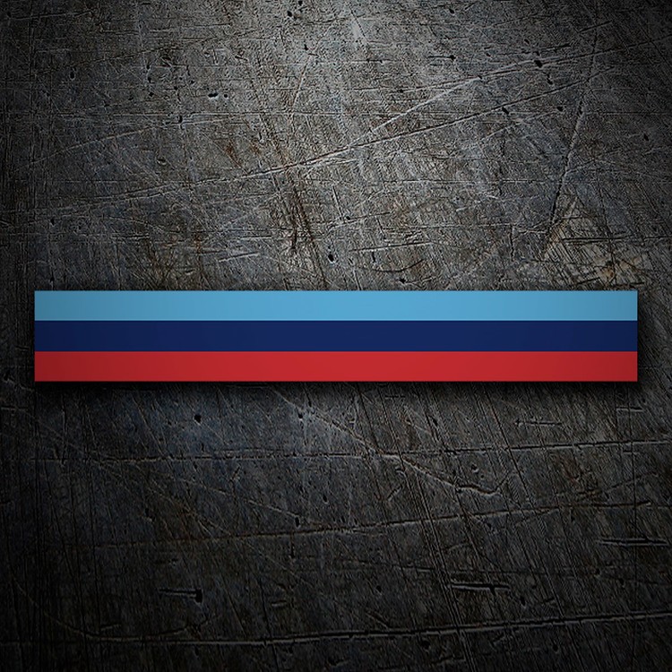 Pegatinas: Franjas BMW en Colores Distintivos