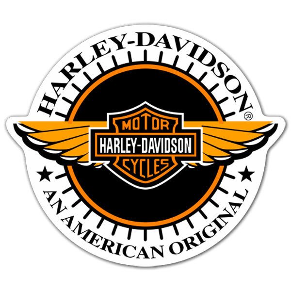 Pegatinas: Harley Davidson American Original