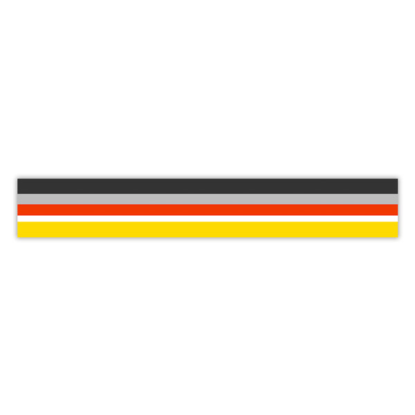Pegatinas: Franjas Audi Quattro Classic