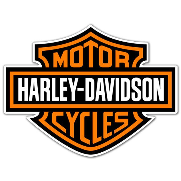 Pegatinas: Harley Davidson logo
