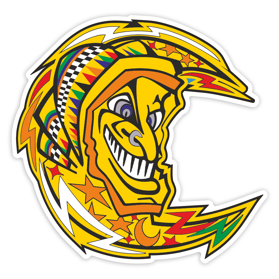 Pegatinas: Luna Valentino Rossi