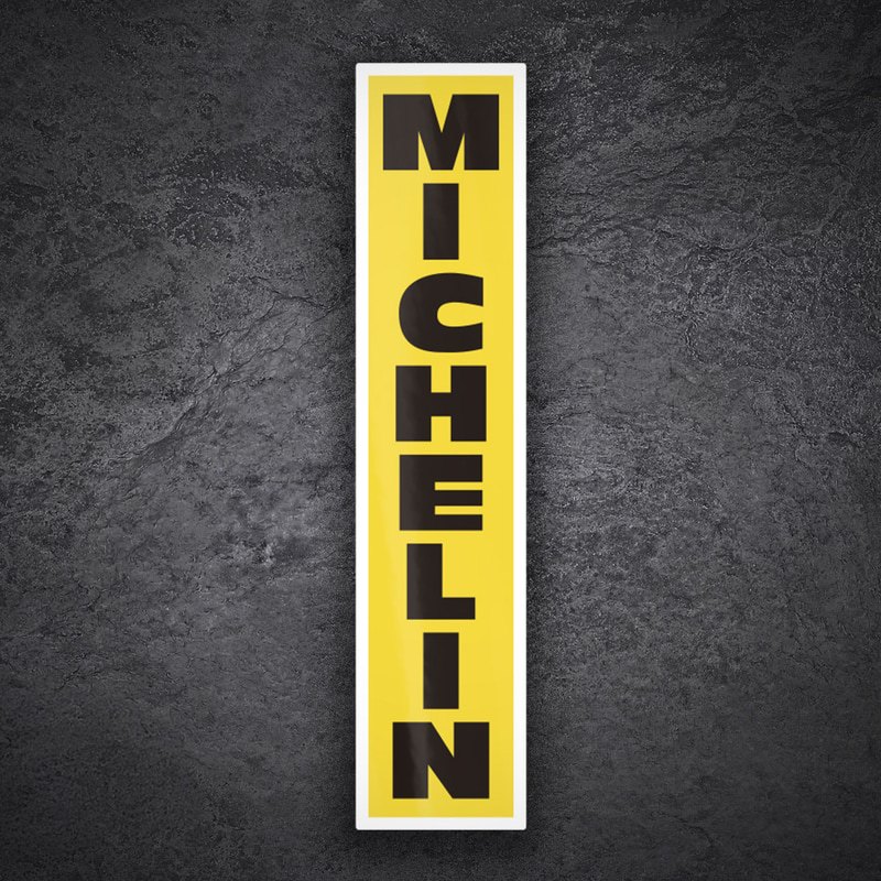 Pegatinas: Michelin Vertical