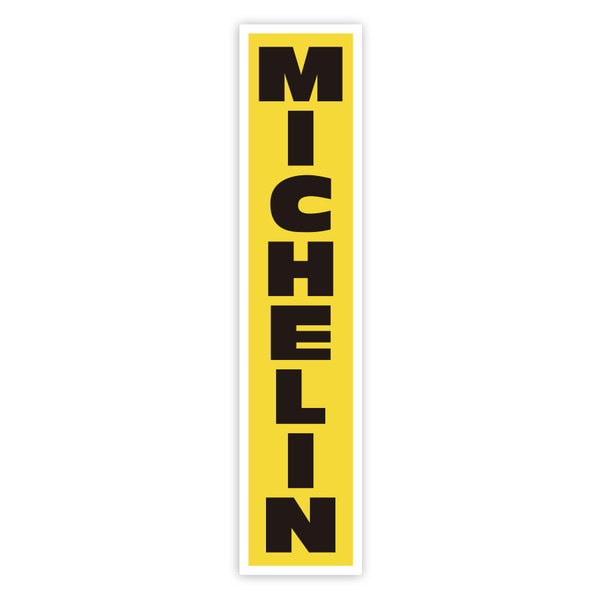Pegatinas: Michelin Vertical