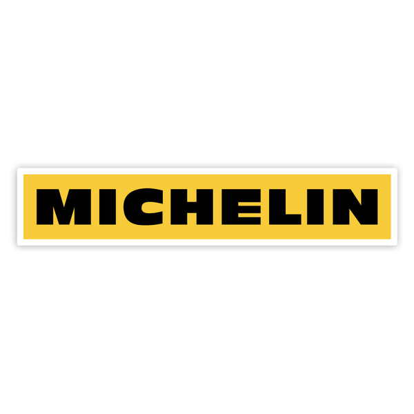 Pegatinas: Michelin Amarillo y Negro