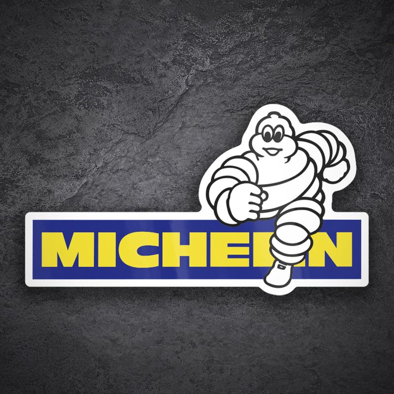 Pegatinas: Michelin Corredor Azul