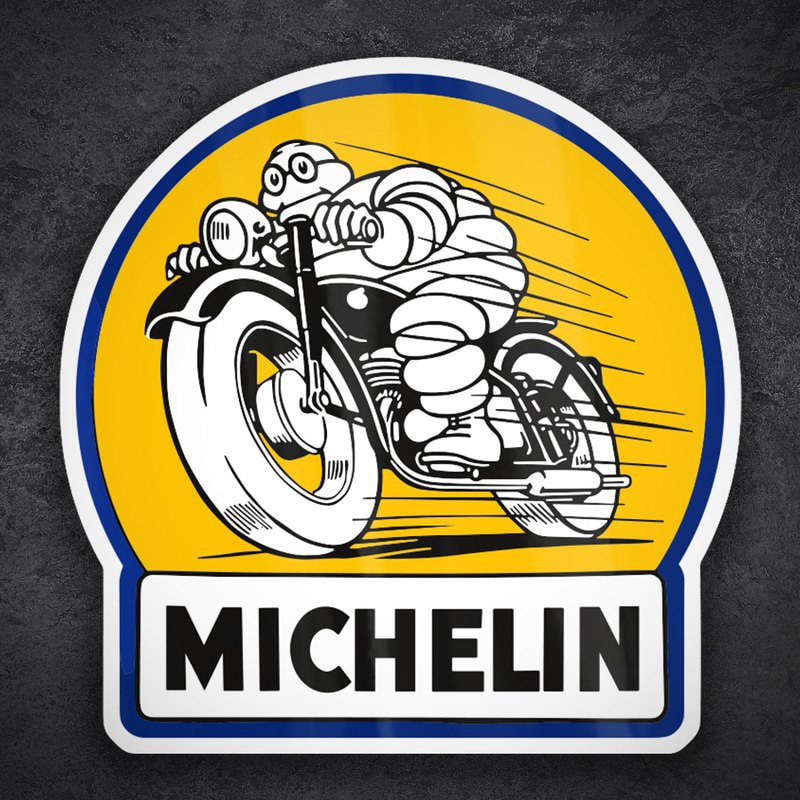 Pegatinas: Michelin Moto Retro