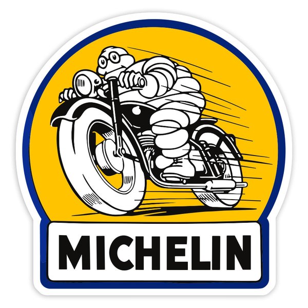 Pegatinas: Michelin Moto Retro