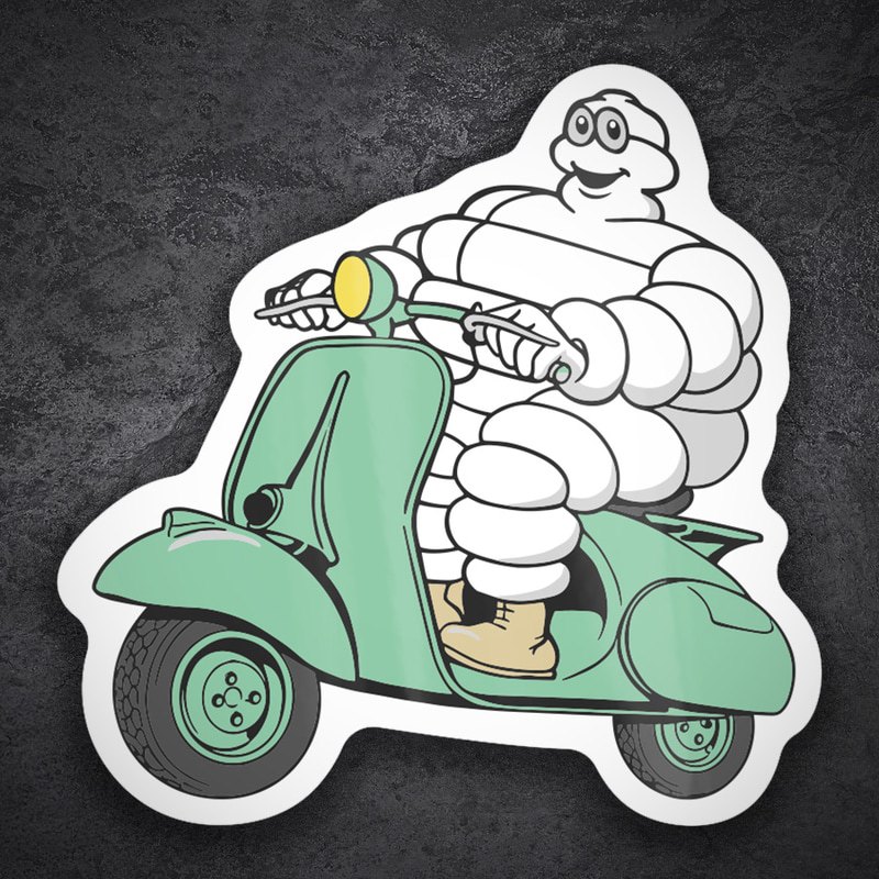 Pegatinas: Michelin Vespa