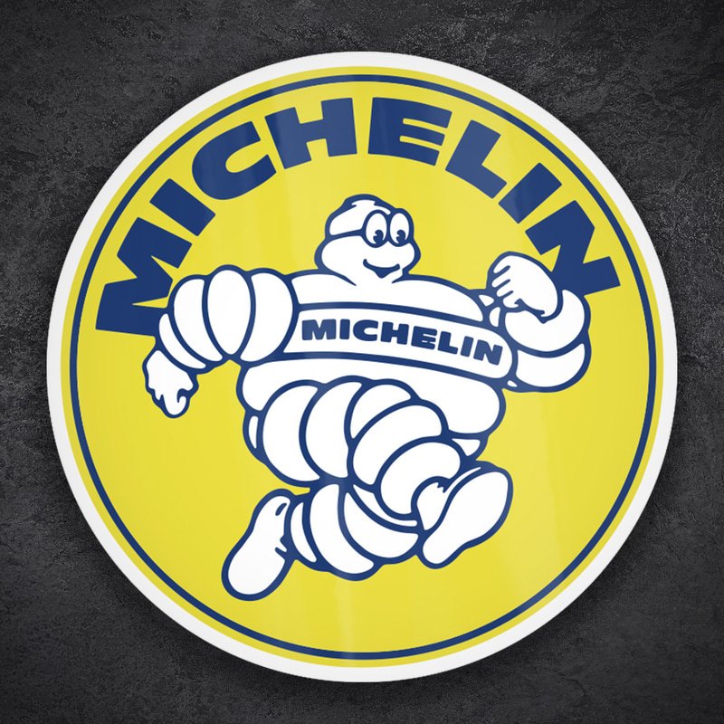 Pegatinas: Michelin Corredor Amarillo