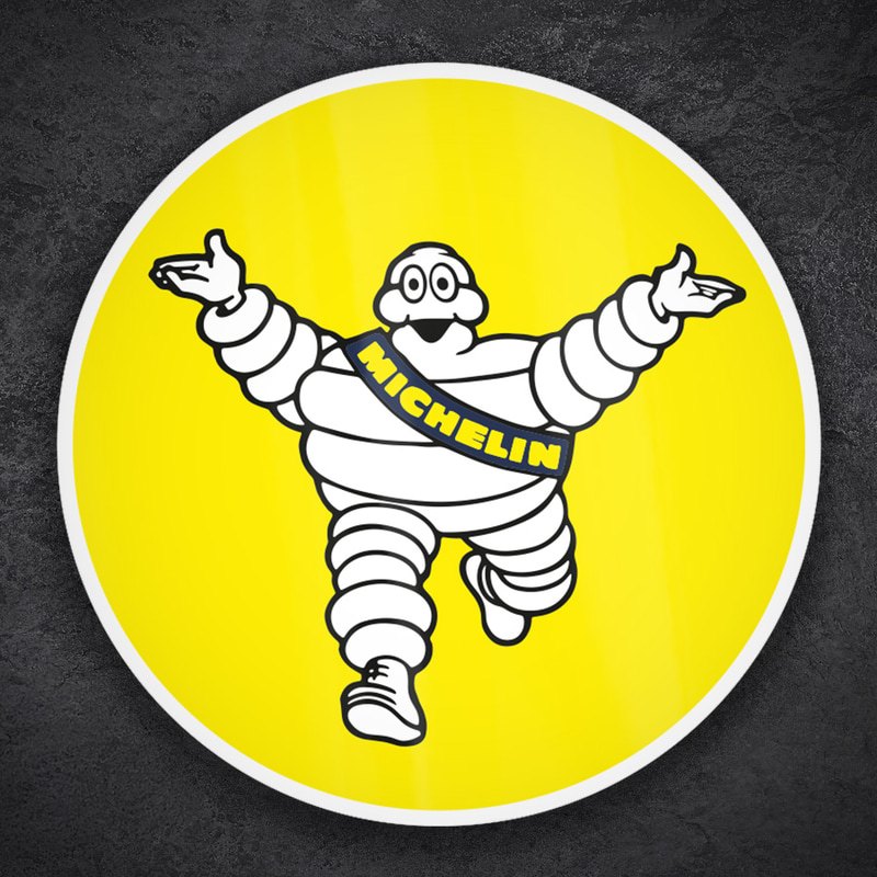 Pegatinas: Michelin Bienvenida