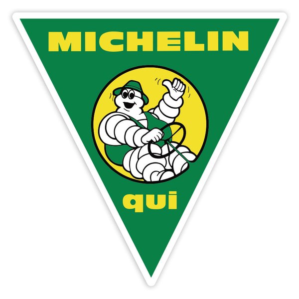 Pegatinas: Michelin Aquí Tractores