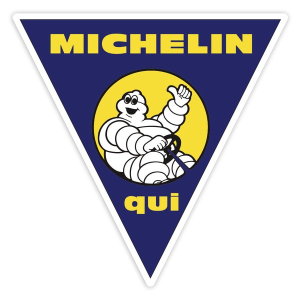 Pegatinas: Michelin Aquí Coches
