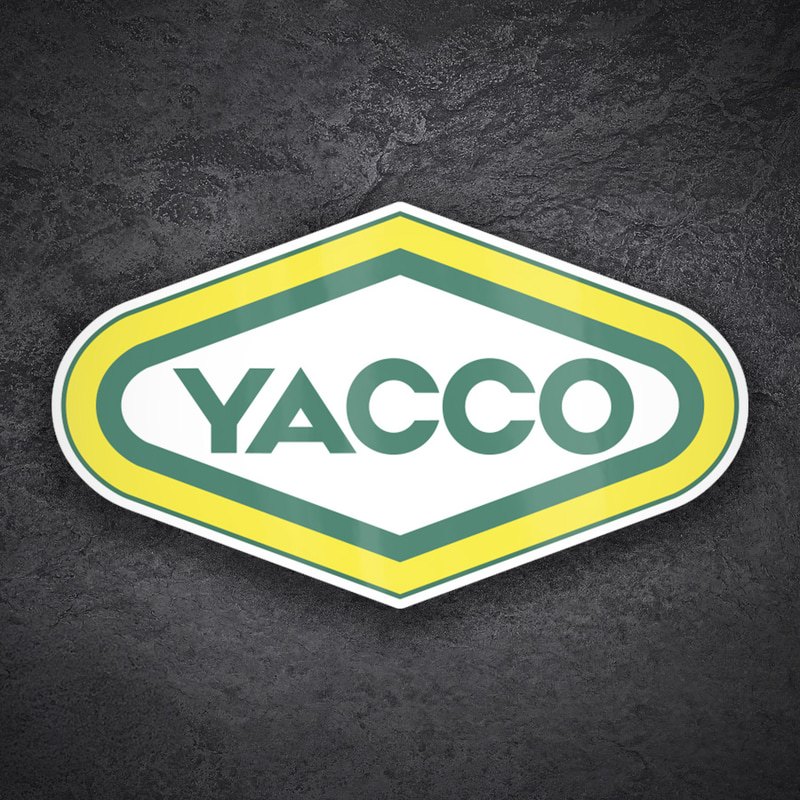 Pegatinas: Yacco Clásico Amarillo